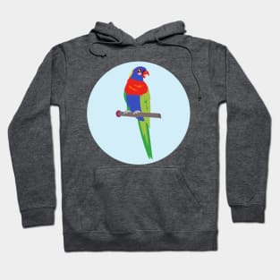 Laughing Rainbow Lorikeet Hoodie